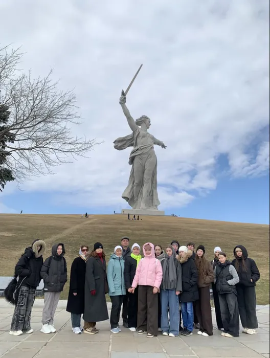 на Мамаевом кургане